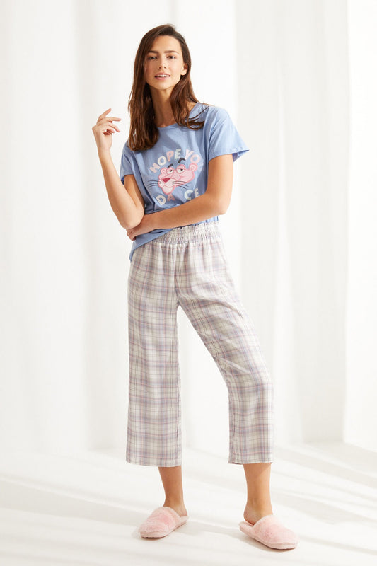 Short Cotton Pink Panther Pyjamas