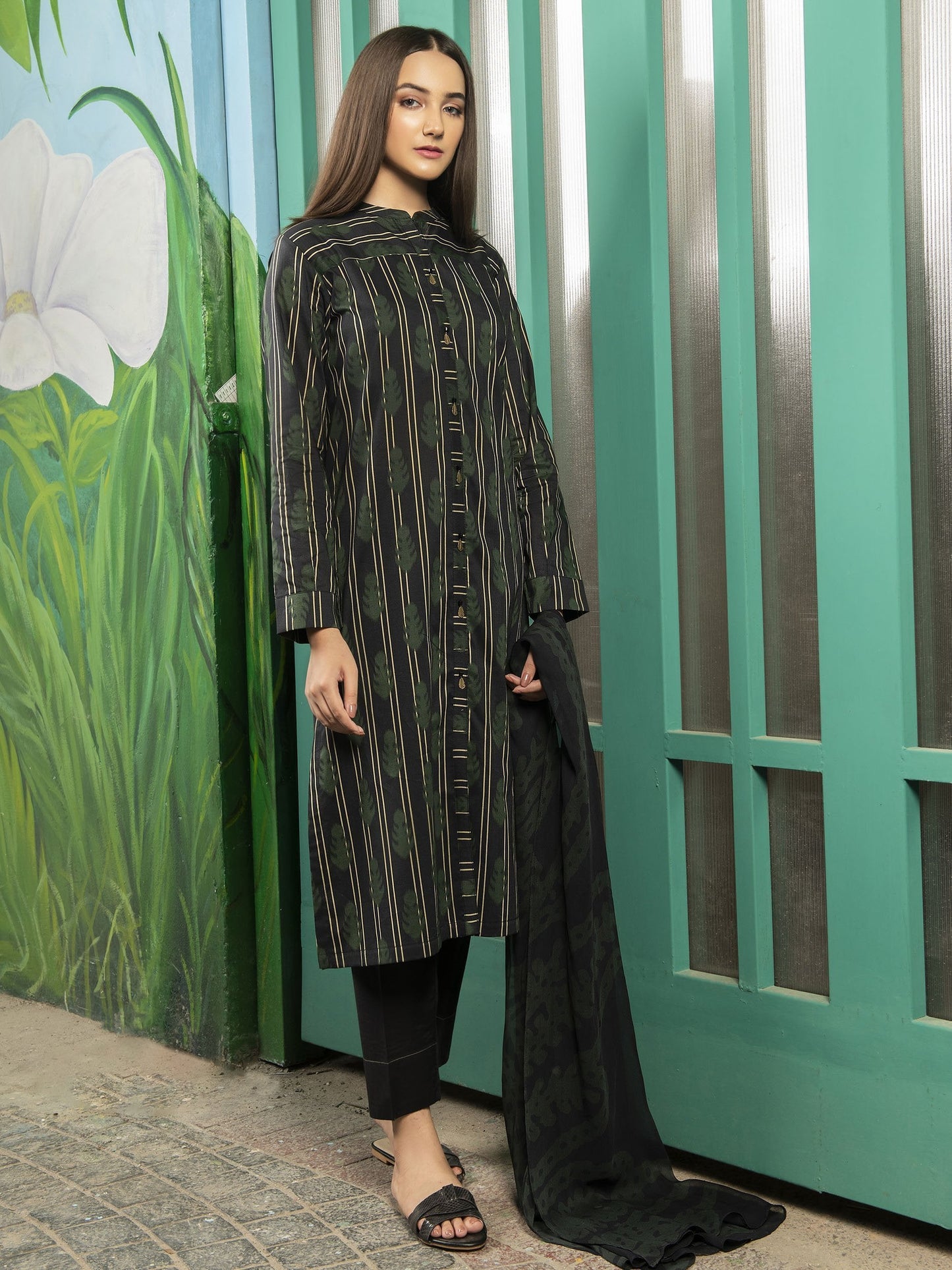 2-Pc Cambric Suit