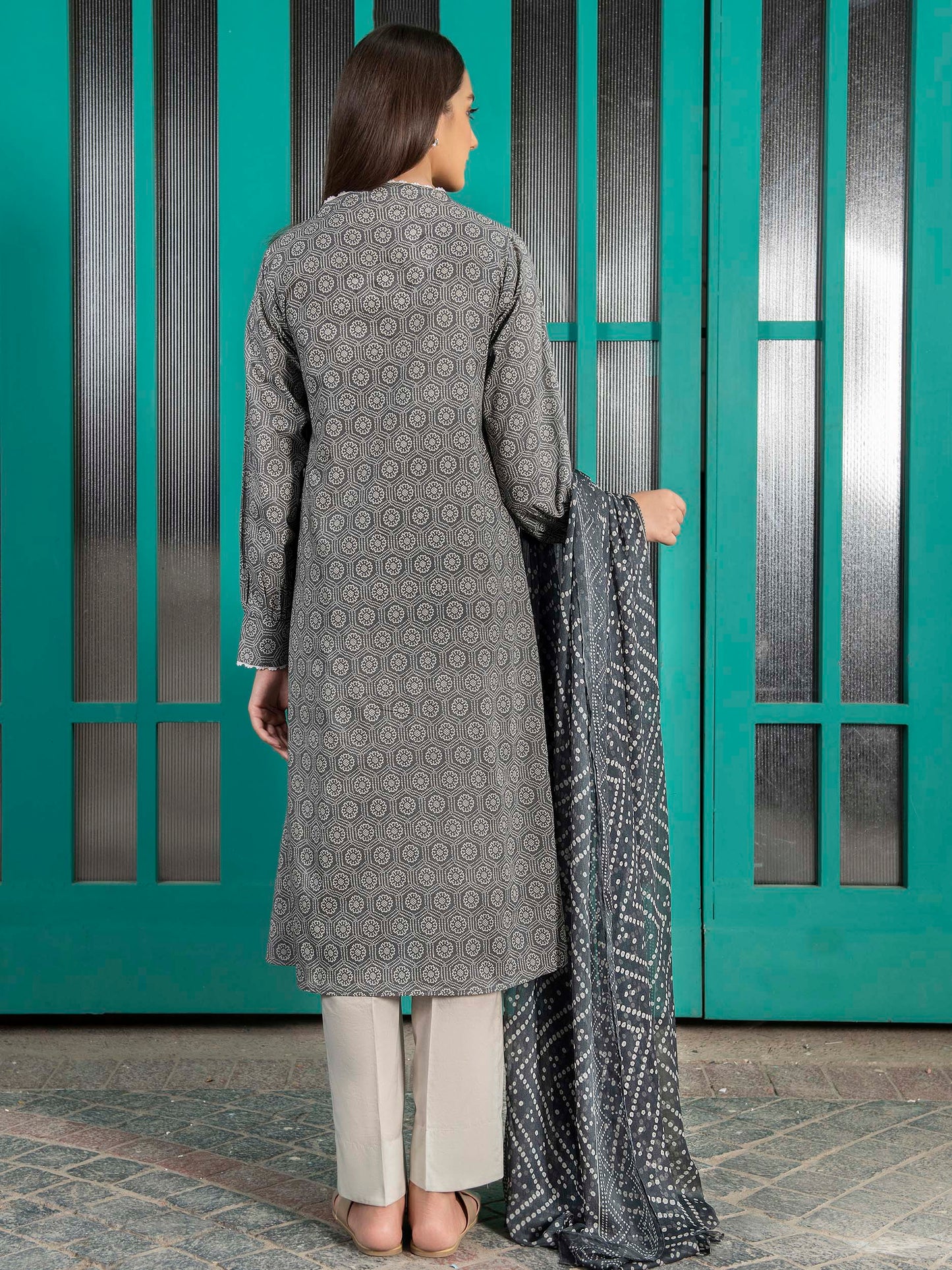 2-Pc Cambric Suit