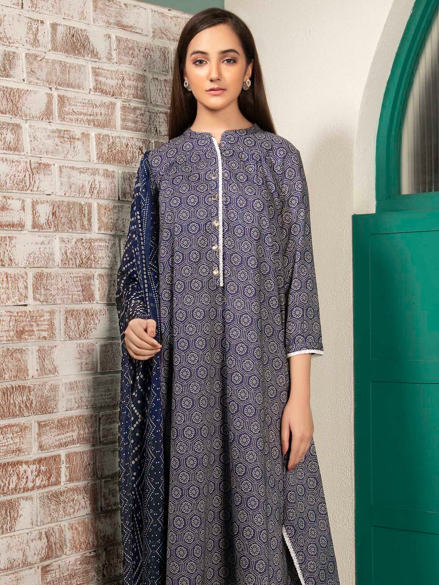 2-Pc Cambric Suit