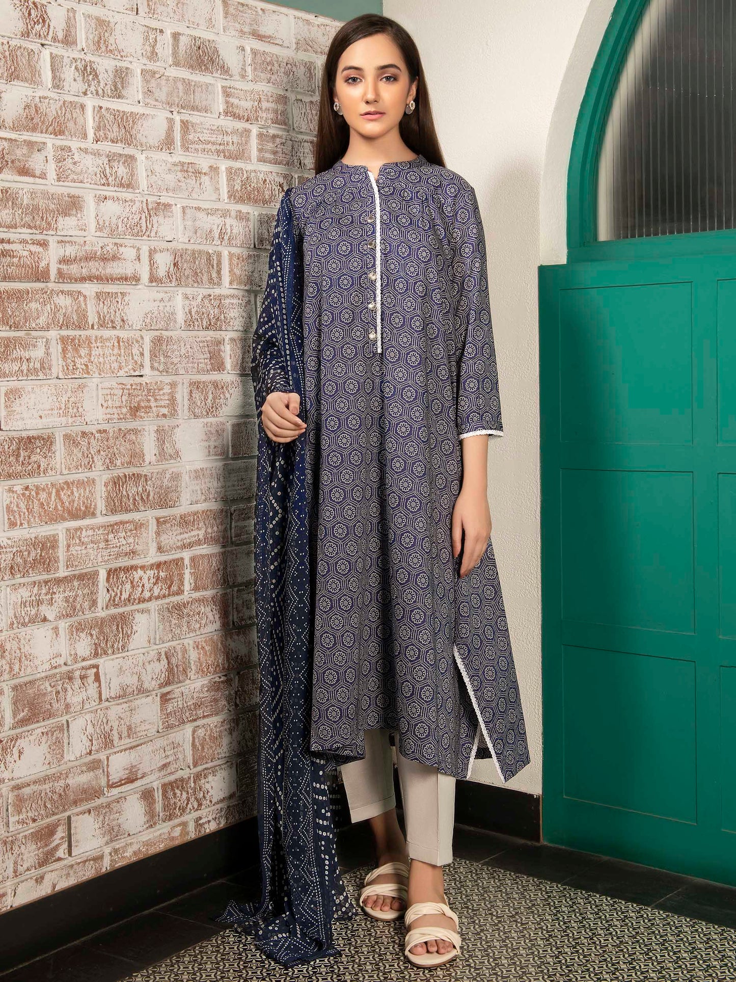 2-Pc Cambric Suit