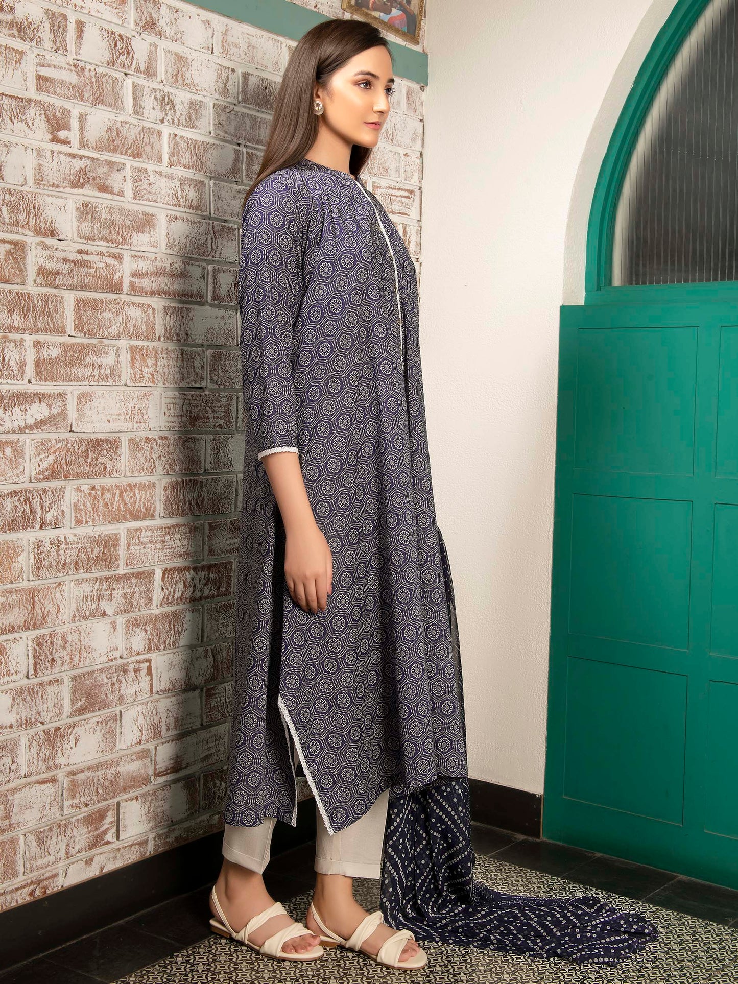 2-Pc Cambric Suit