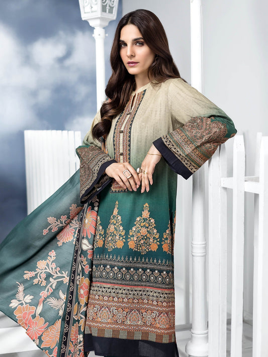 2-Pc Embroidered Lawn Suit