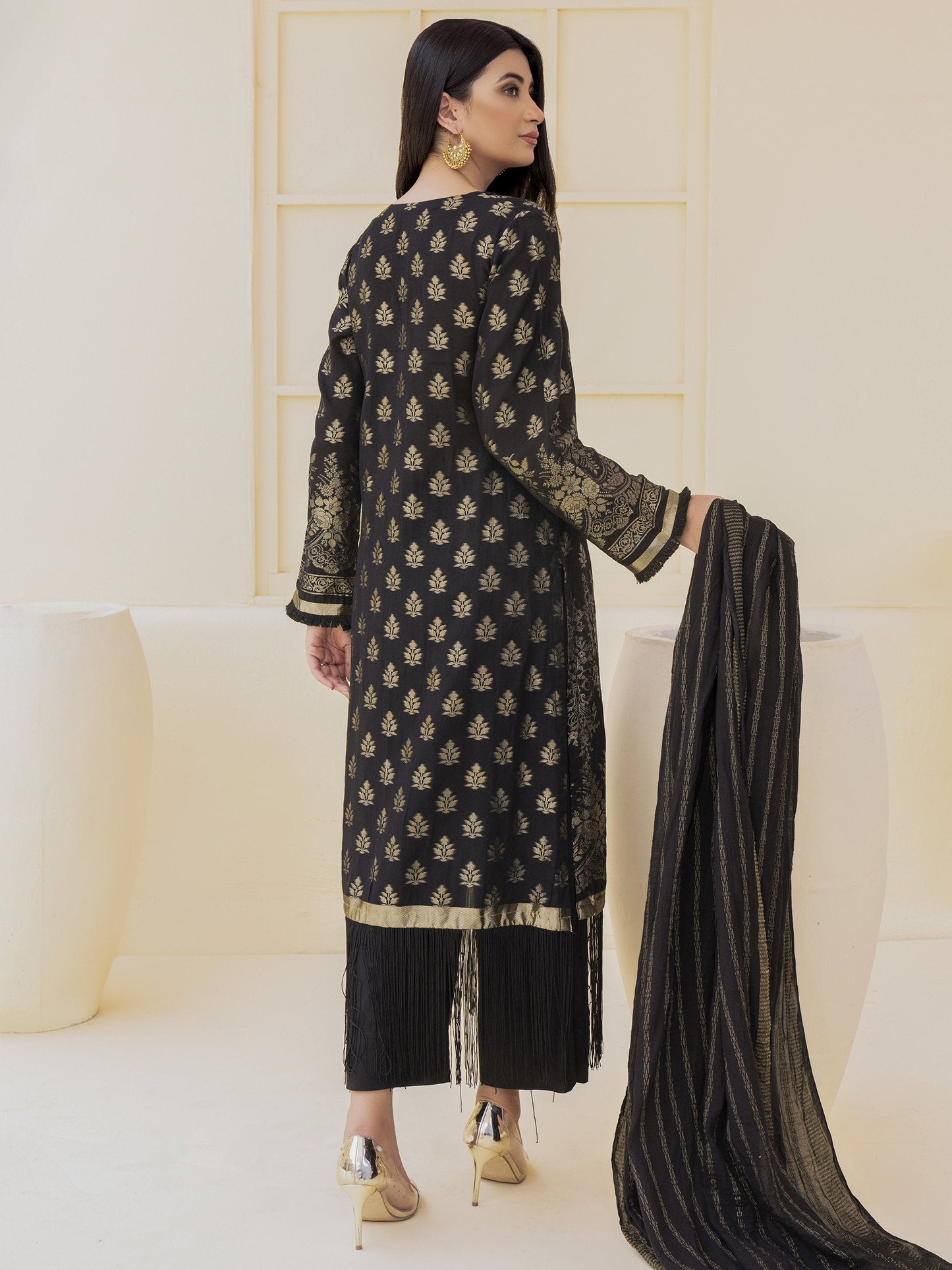 2-Pc Jacquard Suit