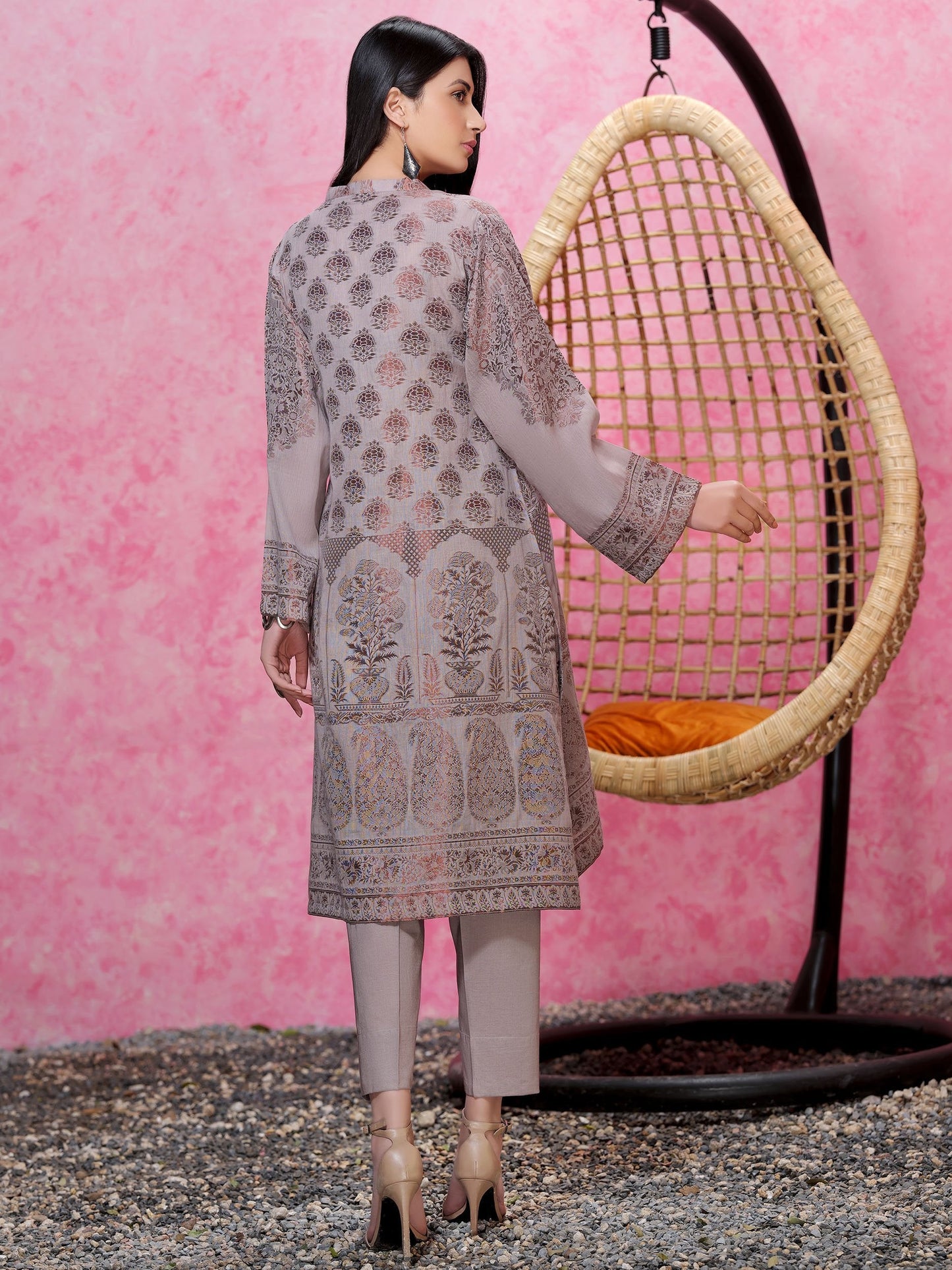 2-Pc Jacquard Suit