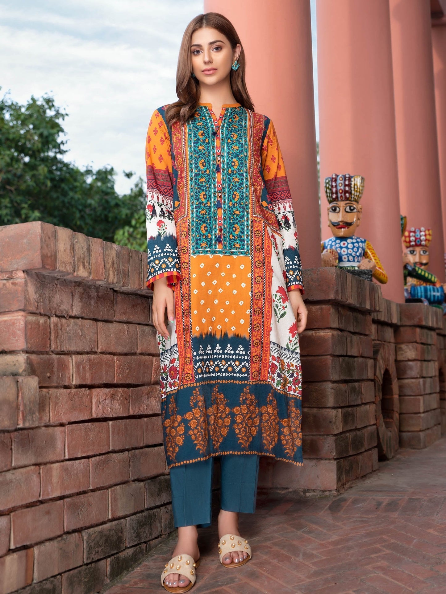 2-Pc Cambric Suit