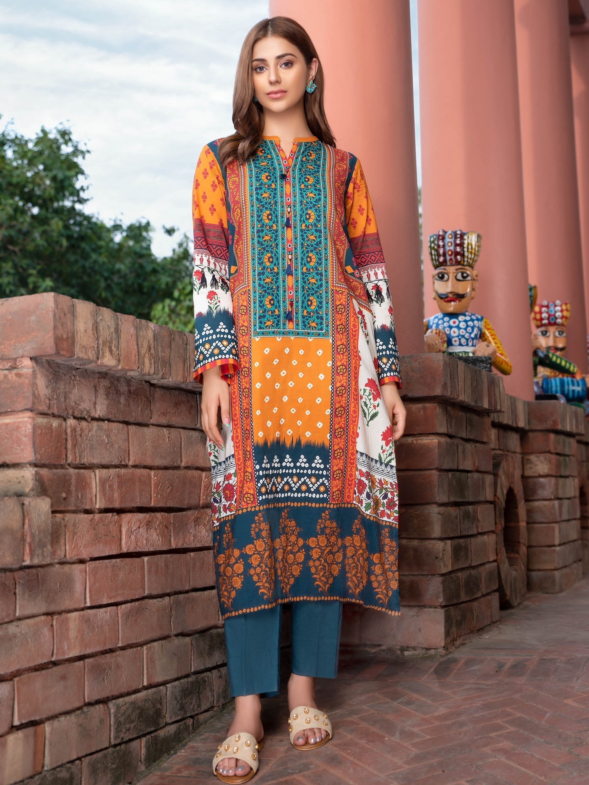 2-Pc Cambric Suit
