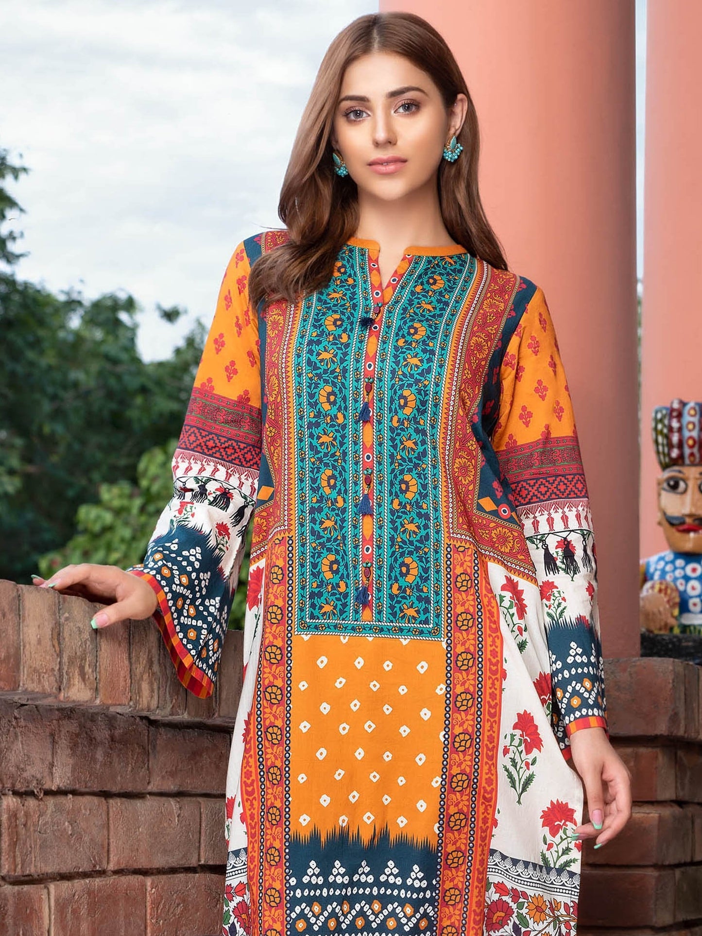 2-Pc Cambric Suit